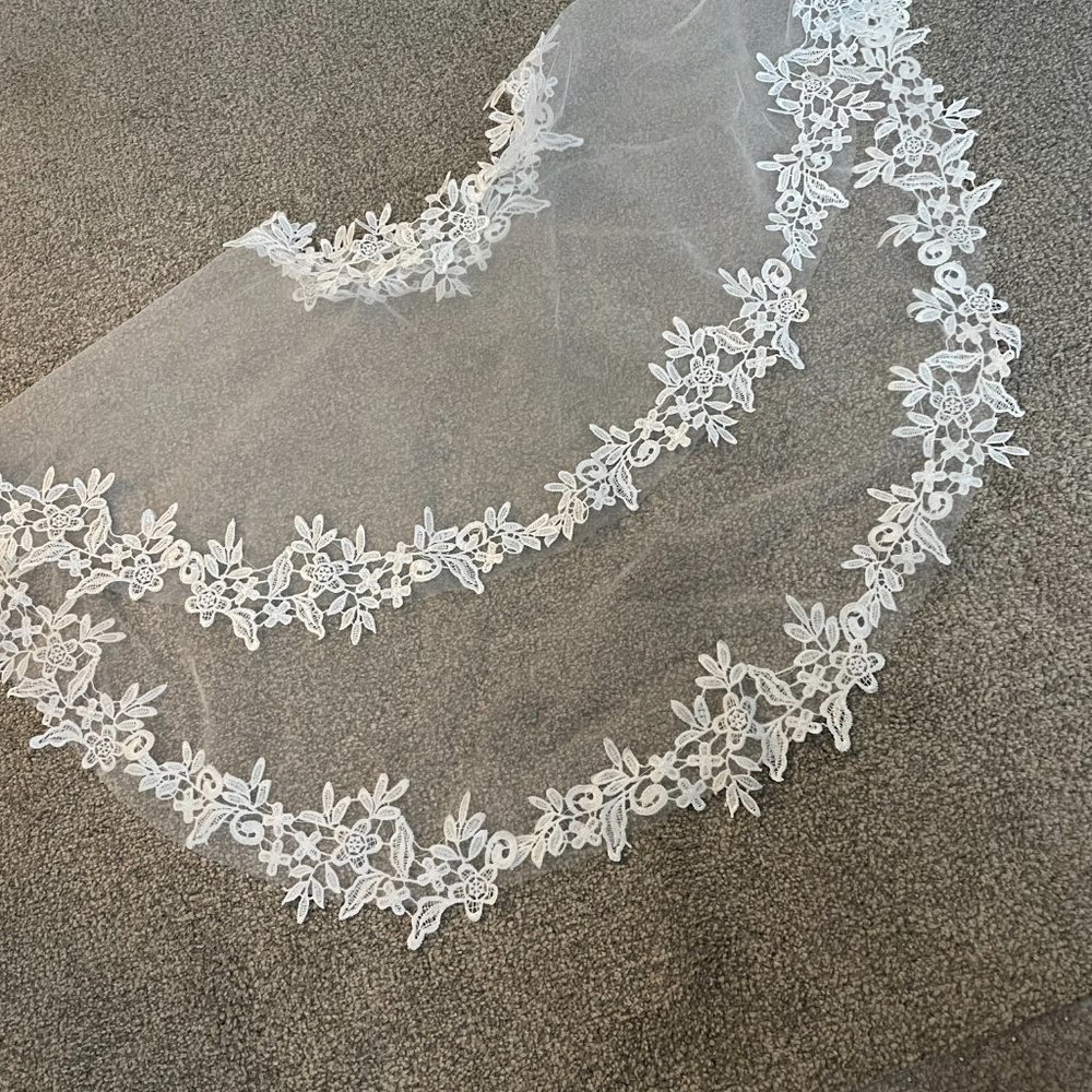 white wedding wrap